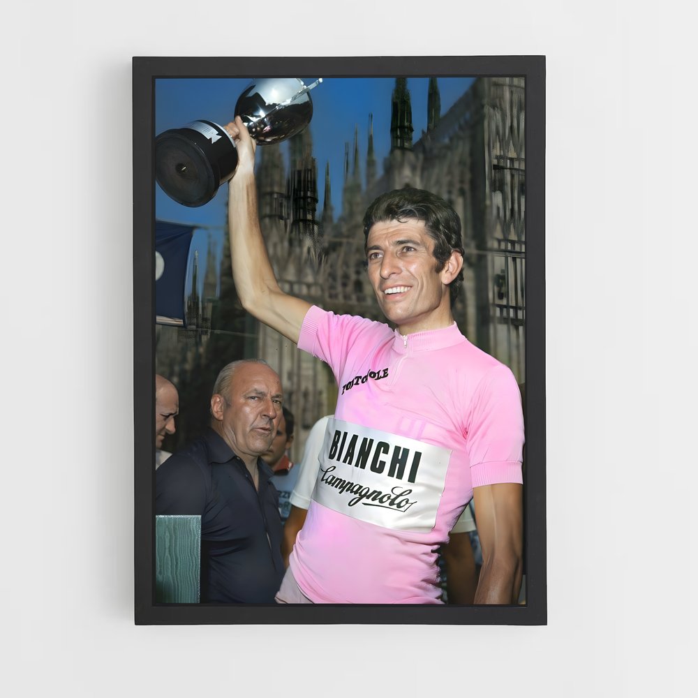 Poster La Gloire en Rose – affiche Cyclisme (vue 2)